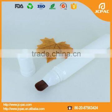 30mm round cosmetic palstic tube brush applicator