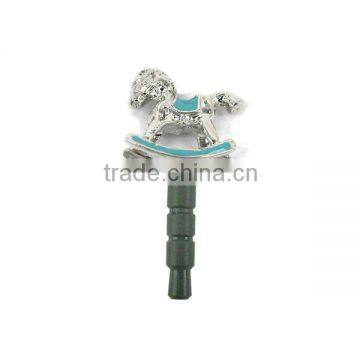 hobbyhorse earphone jack dust cap plug for phone,designed by (C) charis,OEM service,pass SGS factory audit