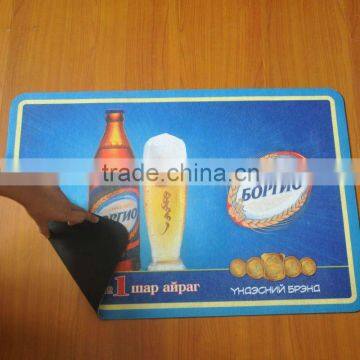 Beer Gifts Place Mat with non slip Natural rubber