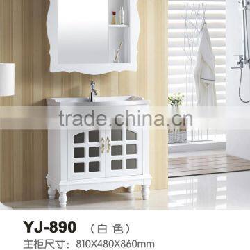 Factory low price fashion hot selling modern white classic bathroom cabinet