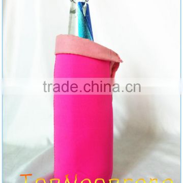 China OEM factory Custom Logo neoprene beer bottle cooler