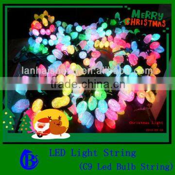 Cheap price magic color christmas lights led 50bulbs string