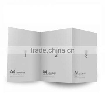 A4 3-Fold flyer printing / brochures printing factory price