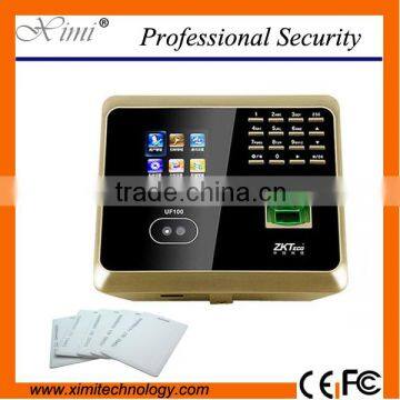 Linux system TCP / IP network biometric facial and fingerprint time attendance and access controller