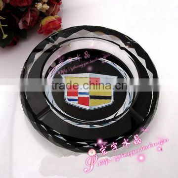 hot sale black indoor cute roune shape ashtrays