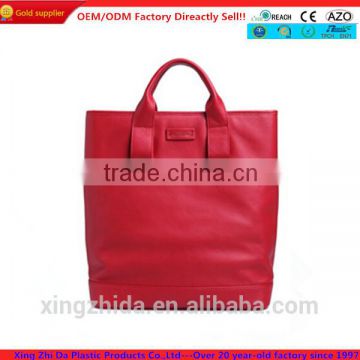 China supplier wholesale fashionable leather tote bag with high quality