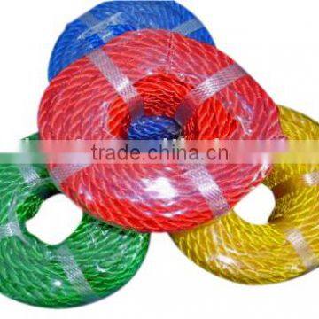 three or four strand twisted pe rope