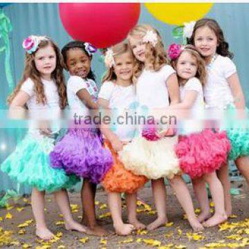 baby pettiskirts tutu high quality girls turquoise pettiskirts