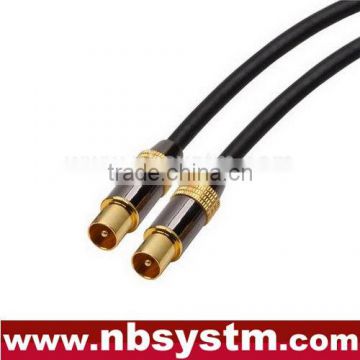 Assembly Type TV Cable PAL Plug to PAL Plug (9.5Male to 9.5Male)