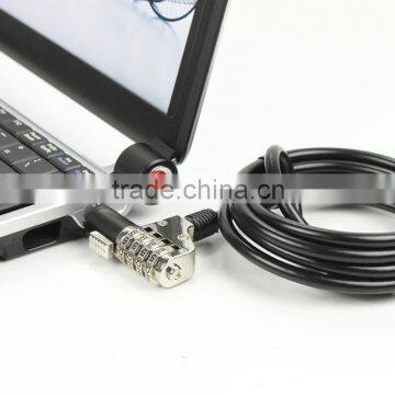 4 digital combination password laptop lock securitycable computer lock