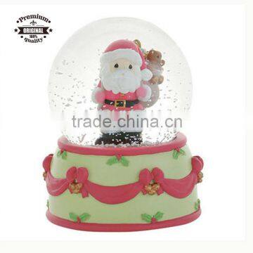 custom resin Annual Santa 100mm Musical Waterball