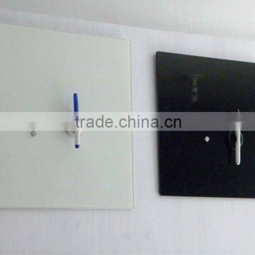 45x45cm hanging wall magnetic glass black board