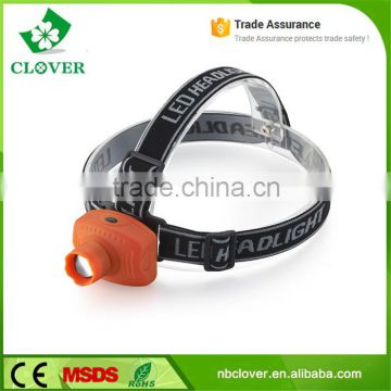 ABS Material powerful 100 lumens 1W LED emergency led headlamp