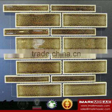IMARK China Manufacturing Crackled Ceramic Mosaic Tile/Polished Mosaic Tile/Bathroom Tile For Wall Decoration