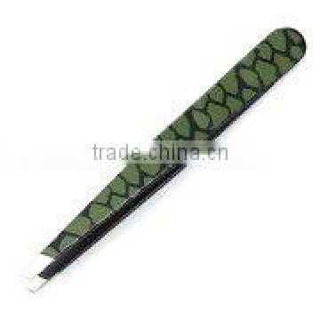 Reptile Print Tweezers / Cosmetic Tweezers / Eyebrow Tweezers