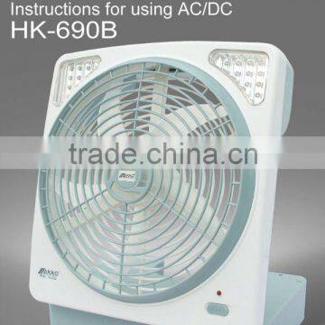 HAKKO operated fan with Emergency Light