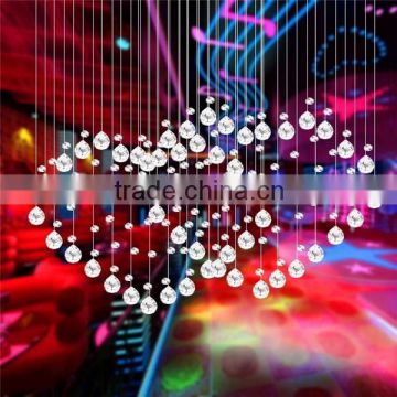 Fashionable Fengshui crystal bead curtain for KTV or Home decoration