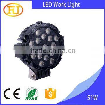 Hot Sale Cars,jeep,auto Parts 51w Led Work Light Ip68 12v Led Headlight photo-6