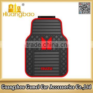 Fashion design car floor mat with brand logo