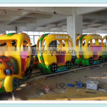 Children train set electric mini train with track