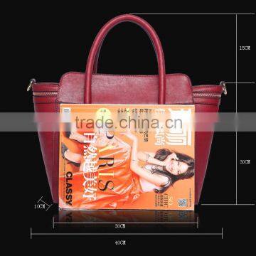 2016 Luxury Lady Office Handbag Women Genuine Leather Handbag Wholesale photo-5