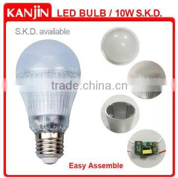 10W E27 LED BULB SKD ASSEMBLE AVAILABLE ROHS LED LIGHT LIGHTING LAMP