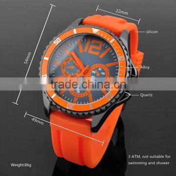 Hot Selling Items 2016 Cheap Silicone Rubber Strap Watch photo-6