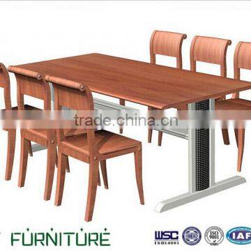 Good quality school furniture reading table design with wooden top