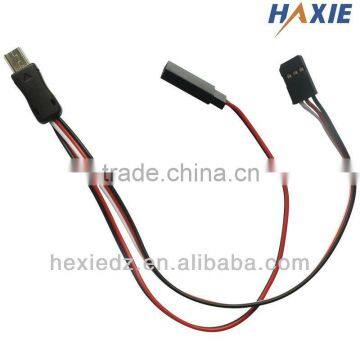 USB connect Futaba male and female for AV video output