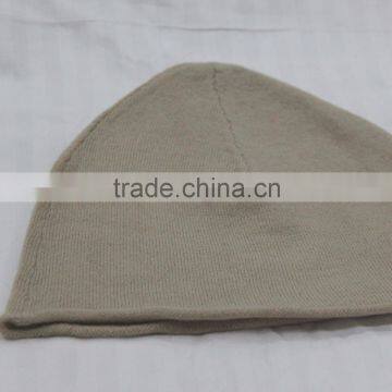 Hot wholesale cashmere beanie hats knit hat free pattern