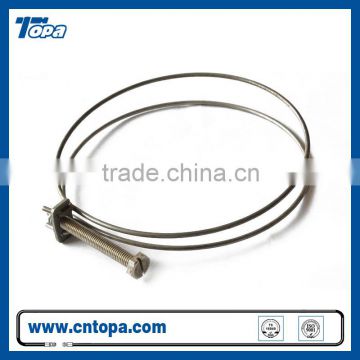 Made in china heavy duty type single bolt hose clamps manufacturer