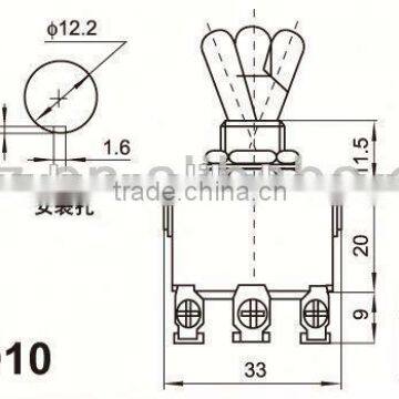 Generator Switch/50A Toggle SwitchWaterproof Reset Switch/generator Switch