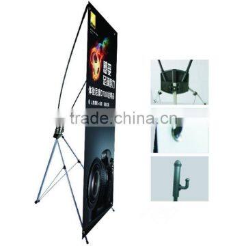 Economic Plastic and Metal Bridge Banner Stand for Display