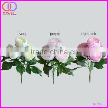 cheap 5 heads silk peony flowers wholesale