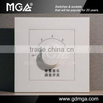 MGA A9 series 5 speed rotary volume control switch &variable speed control switch