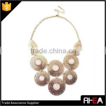 6 Pieces Hoop Alloy Accessory Crack Indian Design Necklace Bangle and Earring Jewelry set