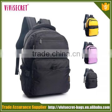 Black cloth strong laptop bag notebook backpack