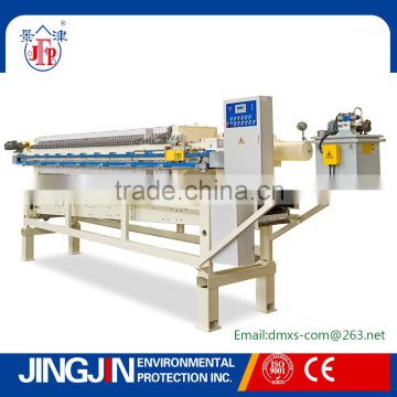 Jingjin high efficiency quick opening hydraulic automatic power filter press machine for titanium dioxide