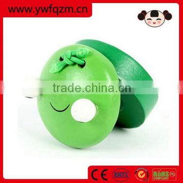 High quality kids toy castanets wooden