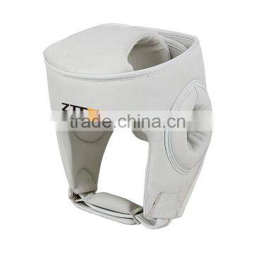 2016 new white sport headguard pu karate headgear