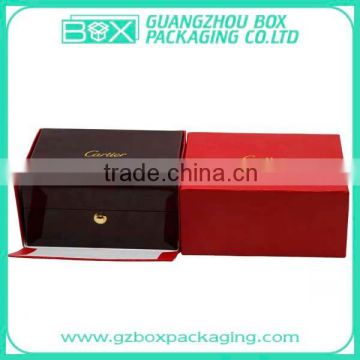 Hot Sale Customized black glossy Wooden watch Gift Box