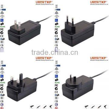 UL CE FCC approved 14V1A ac adapter with DoE level 6