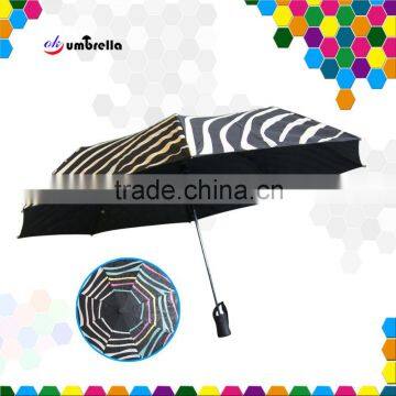 Three Folding Umbrella Cheap Promotion Color Changing Umbrella