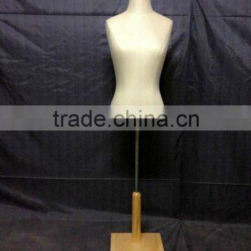 2015 warpped in cloth female upper-body mannequin