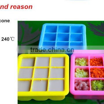 High Quality Custom Silicone Ice Cube Tray with Lid, Personalized Ice Cube Tray Moulds