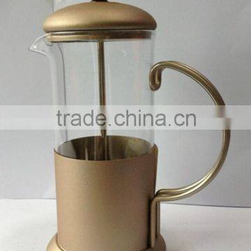 gold paint pyrex coffee maker