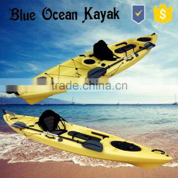 2015 hot sale summer style fishing kayak/sea fishing kayak/ocean fishing kayak