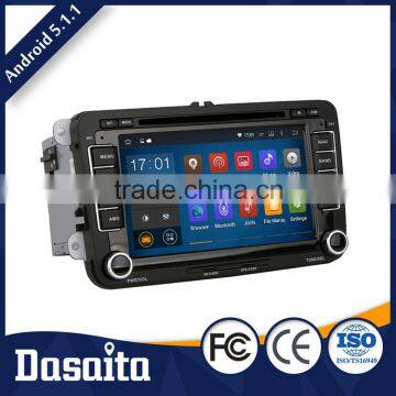 7 Inch 2 Din Bluetooth Version 2.0 Car Dvd Player With GPS for VW Skoda