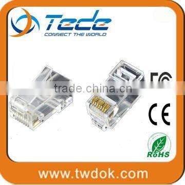 high quality connector unshielded/shielded rj45 modular plug