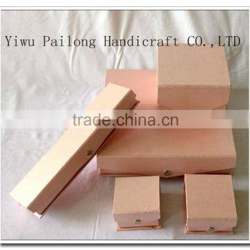 Custom simple kraft jewelry box square cardboard jewelry boxes for jewelry hot sale